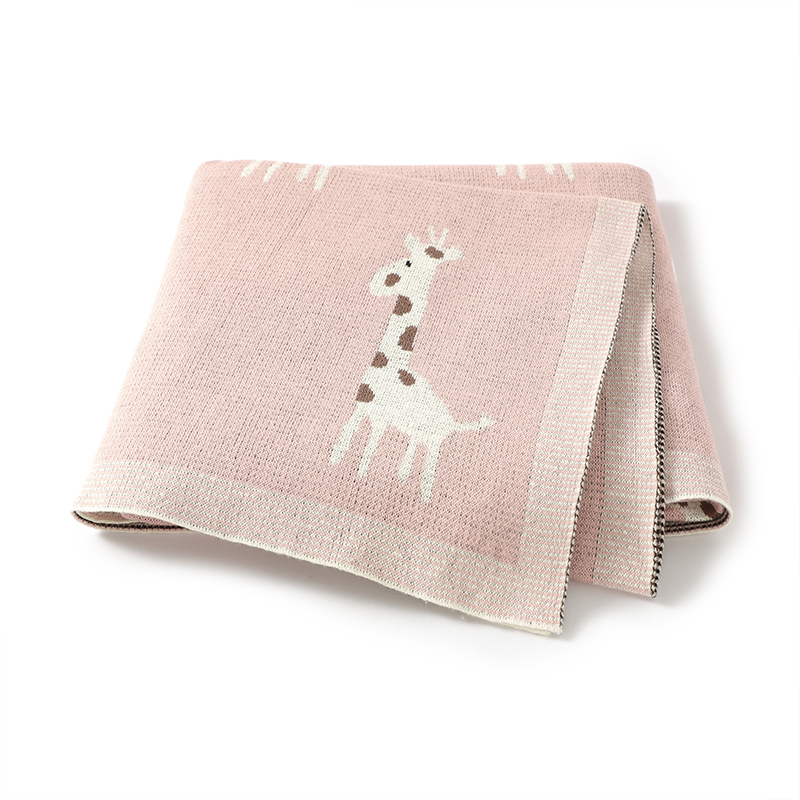 Baby Nursery Boy - Baumwolle Gestrickte Baby Decke Neugeborenen Jungen
