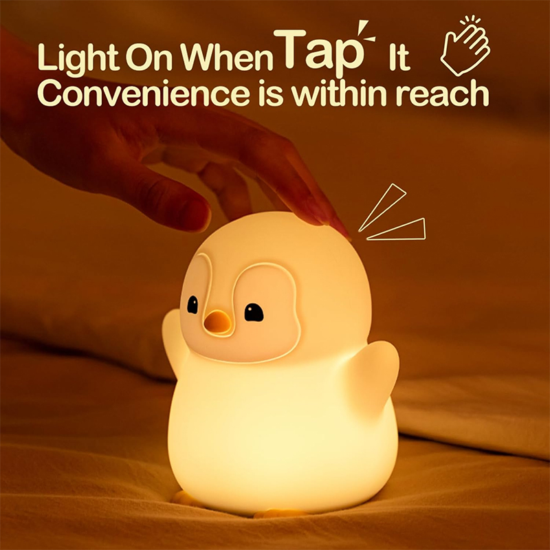 Baby Nursery Table - NEUE Pinguin-Nachtlampe aus Silikon für Kinderzimmer,