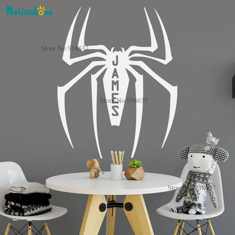 Baby Nursery Themes Boy - Personalisierte Spinne Liebhaber Tier Thema Wand