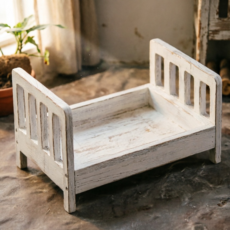 Baby Nursery Boy - Sofa für Säuglingsfotografie im Retro-Stil aus