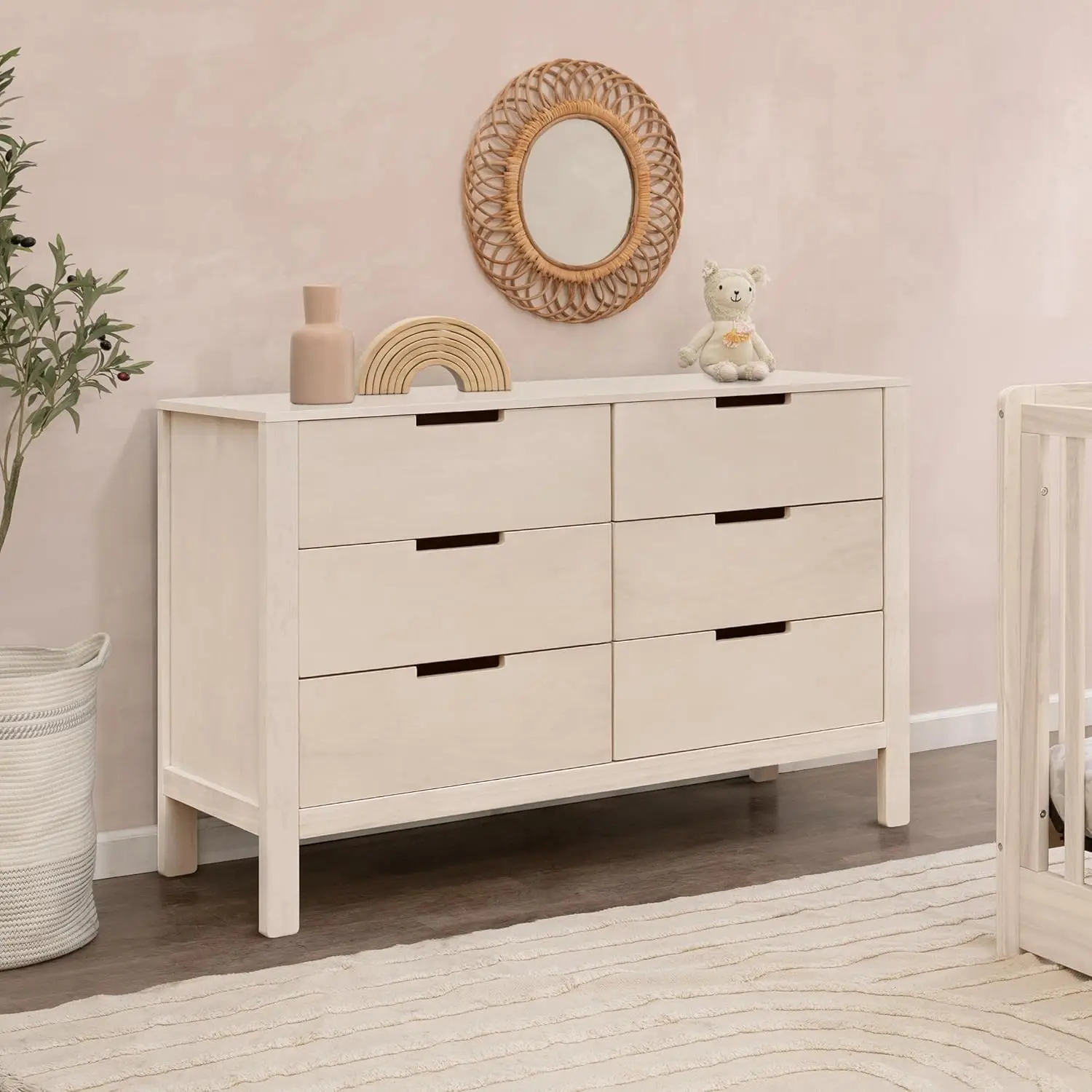 Baby Nursery Chest Of Drawers - Doppelte Kommode für Kinderzimmer, Babykommode mit