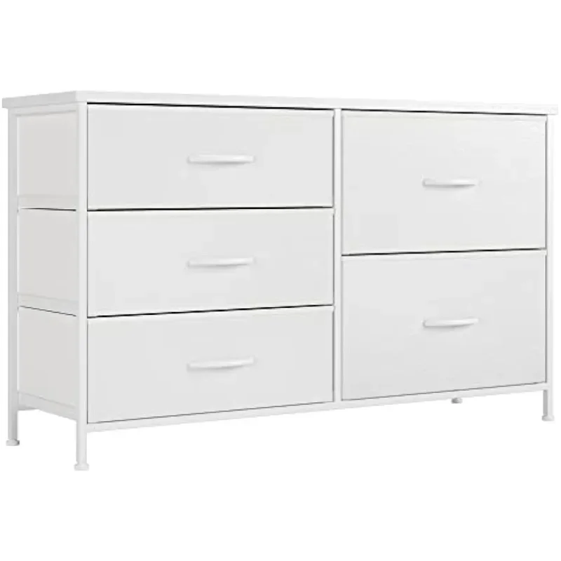 Baby Nursery Chest Of Drawers - Weiße Kommode für Schlafzimmer mit 5