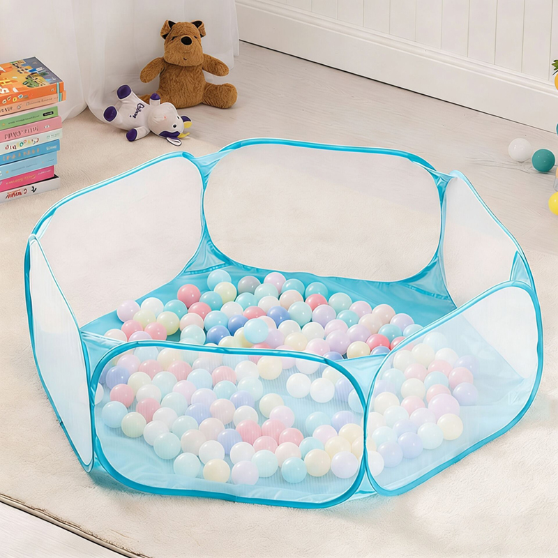 Baby Nursery Boy - 1,2 m Ballpool, faltbar, tragbar, Spielplatz