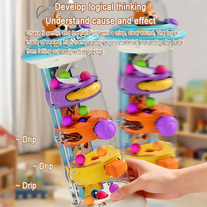 Montessori Kugel-Turmspielzeug – Baby Nursery Table Bewertung und Preis