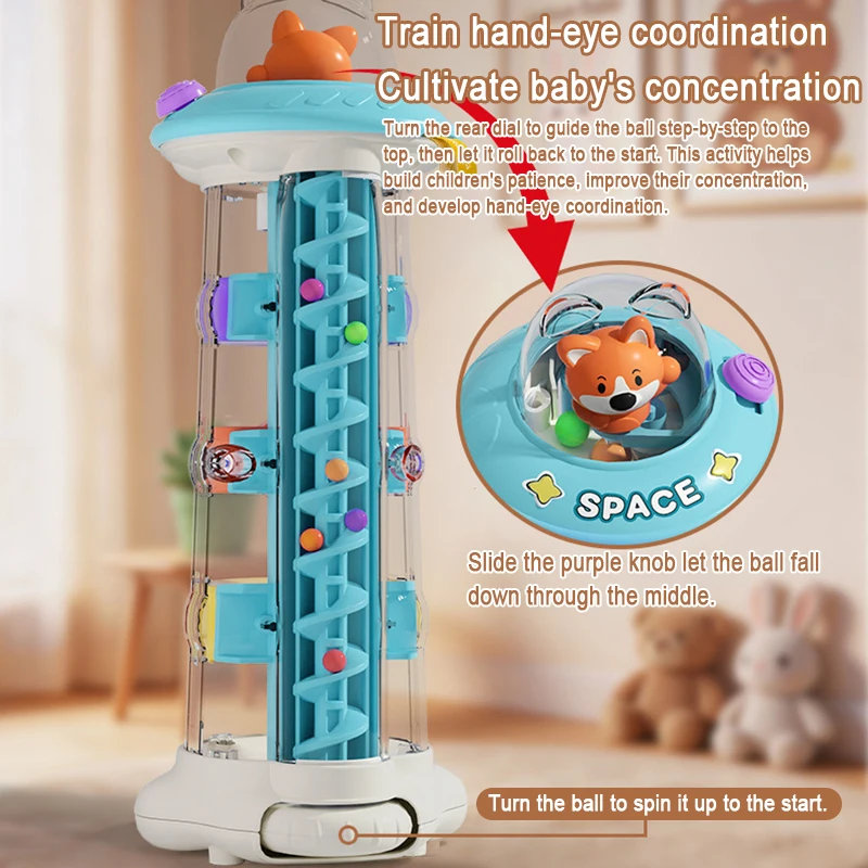 Montessori Kugel-Turmspielzeug – Baby Nursery Table Bewertung und Preis