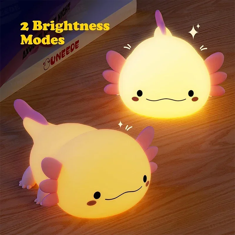 Niedliche Axolotl-Nachtlampe a – Baby Nursery Table Bewertung und Preis