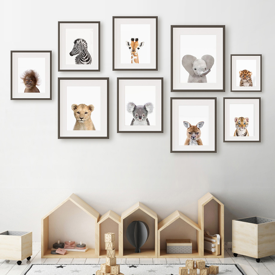 Baby Tier Kinderzimmer Wandkun – Baby Nursery Jungle Animals Bewertung und Preis