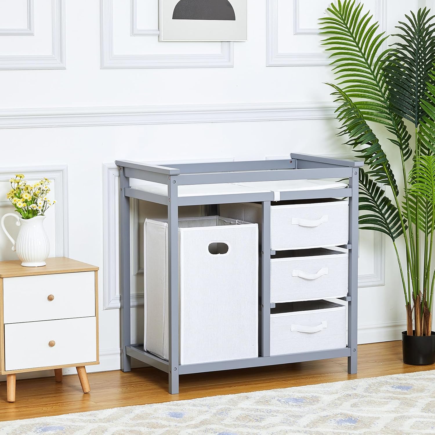 Wickeltisch mit Wickelauflage, – Baby Nursery Unit Bewertung und Preis