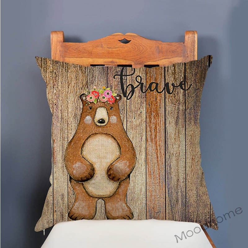 Niedliche Waldtiere, Holzstruk – Baby Nursery Chair Bewertung und Preis