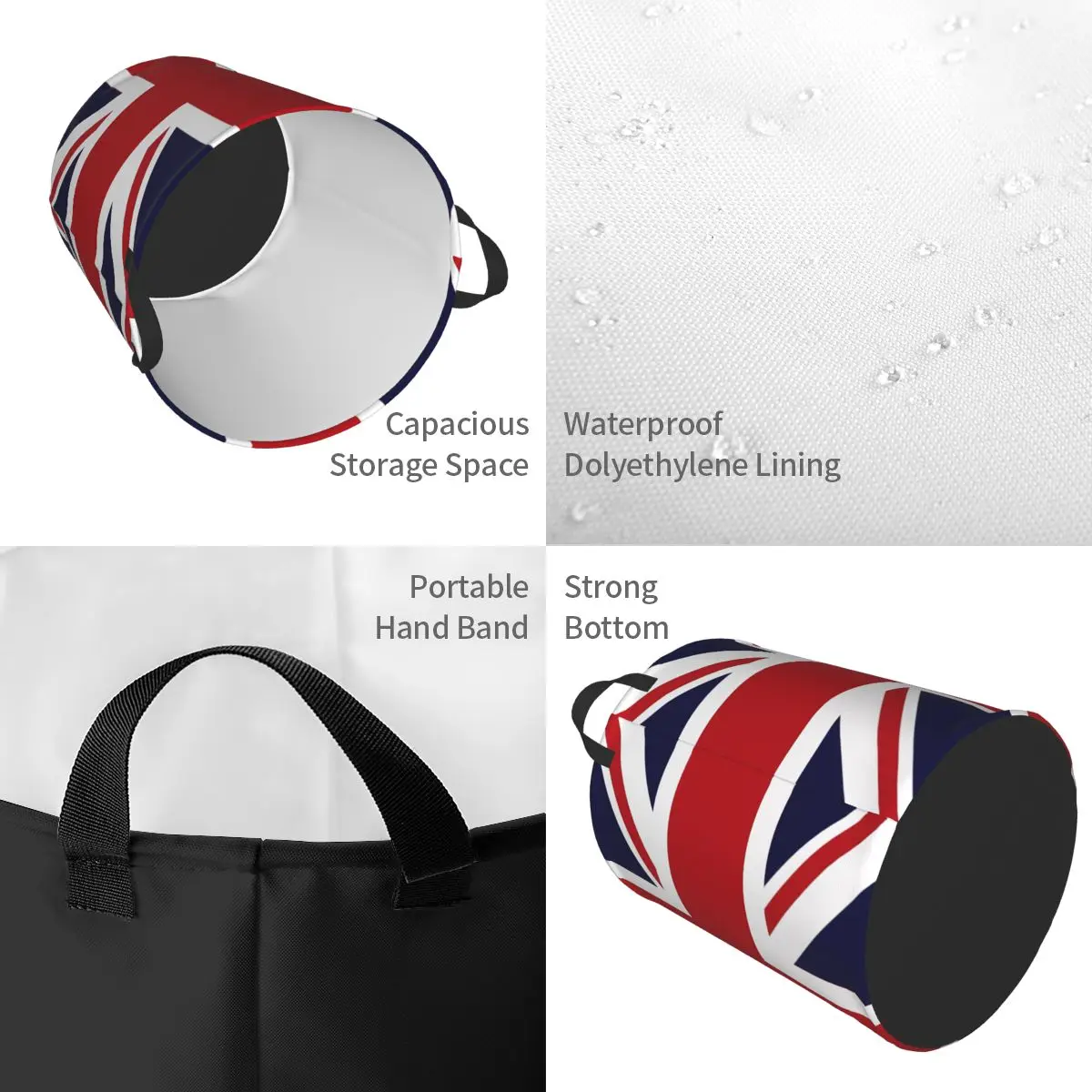 Wäschekorb mit Union Jack-Flag – Baby Nursery Unit Bewertung und Preis