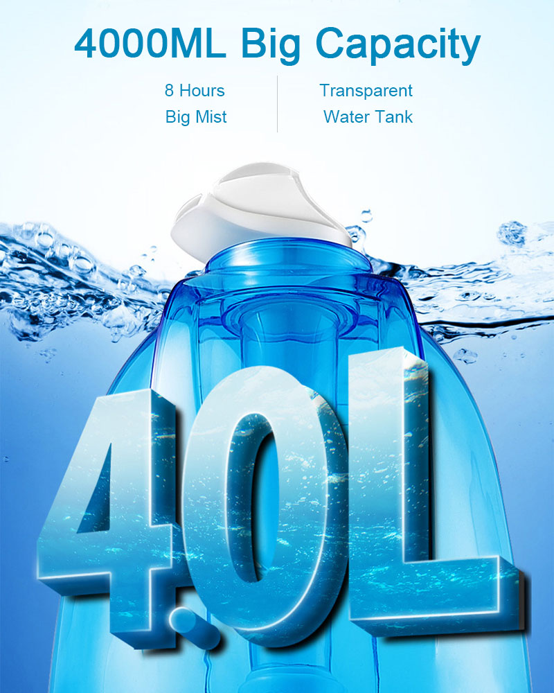 4000ML Hause Luft Luftbefeucht – Baby Nursery Humidifier Bewertung und Preis