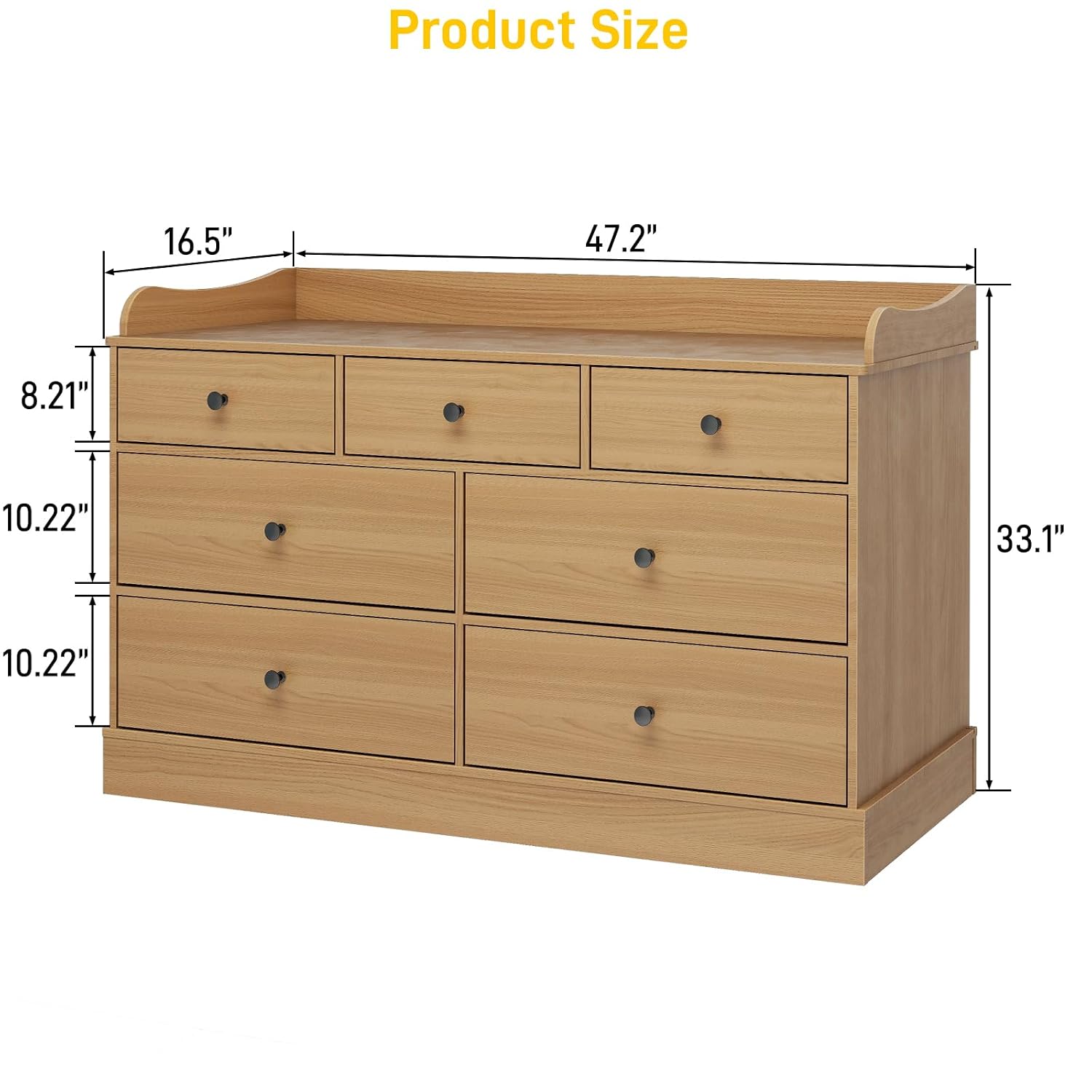Kinderkommode mit 7 Schubladen – Baby Nursery Chest Of Drawers Bewertung und Preis