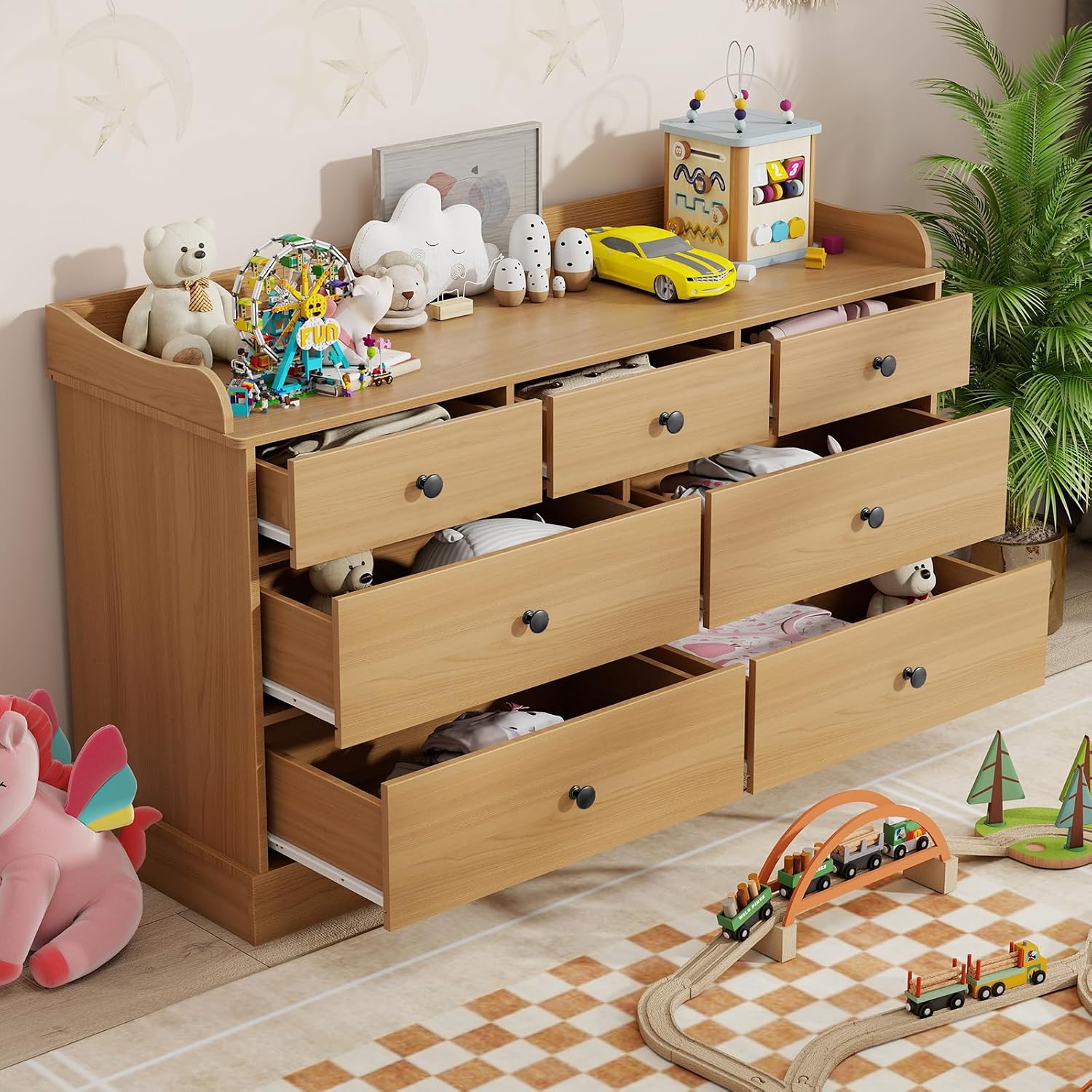 Kinderkommode mit 7 Schubladen – Baby Nursery Chest Of Drawers Bewertung und Preis