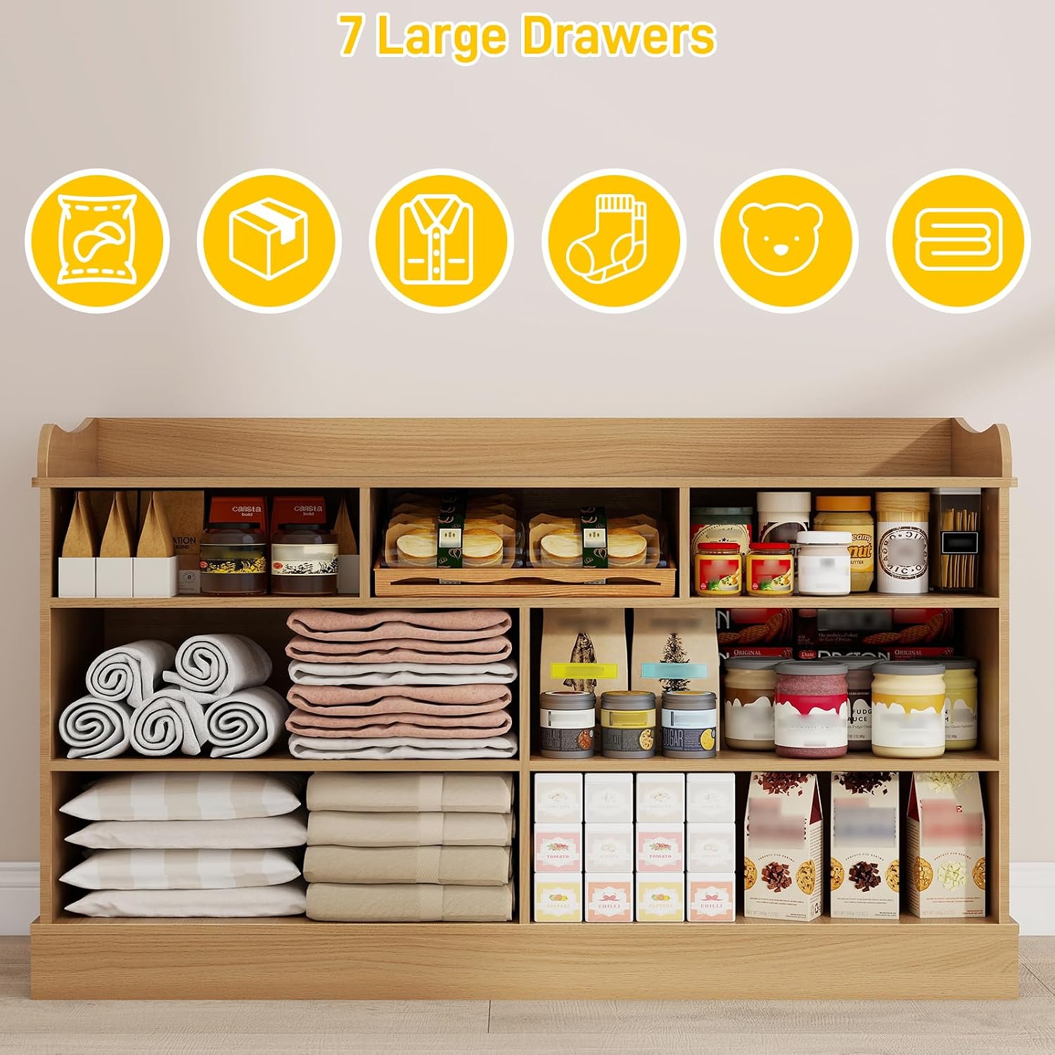 Kinderkommode mit 7 Schubladen – Baby Nursery Chest Of Drawers Bewertung und Preis