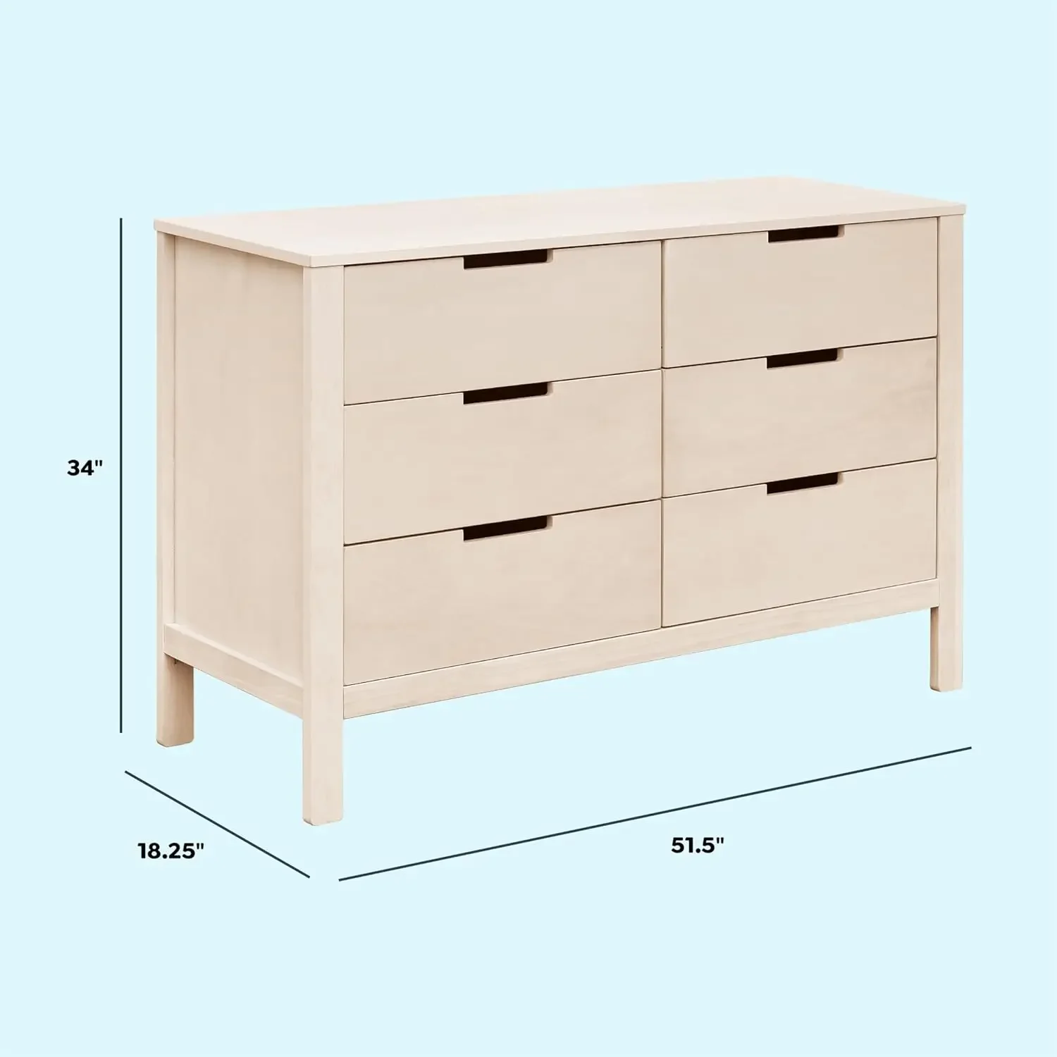Doppelte Kommode für Kinderzim – Baby Nursery Chest Of Drawers Bewertung und Preis