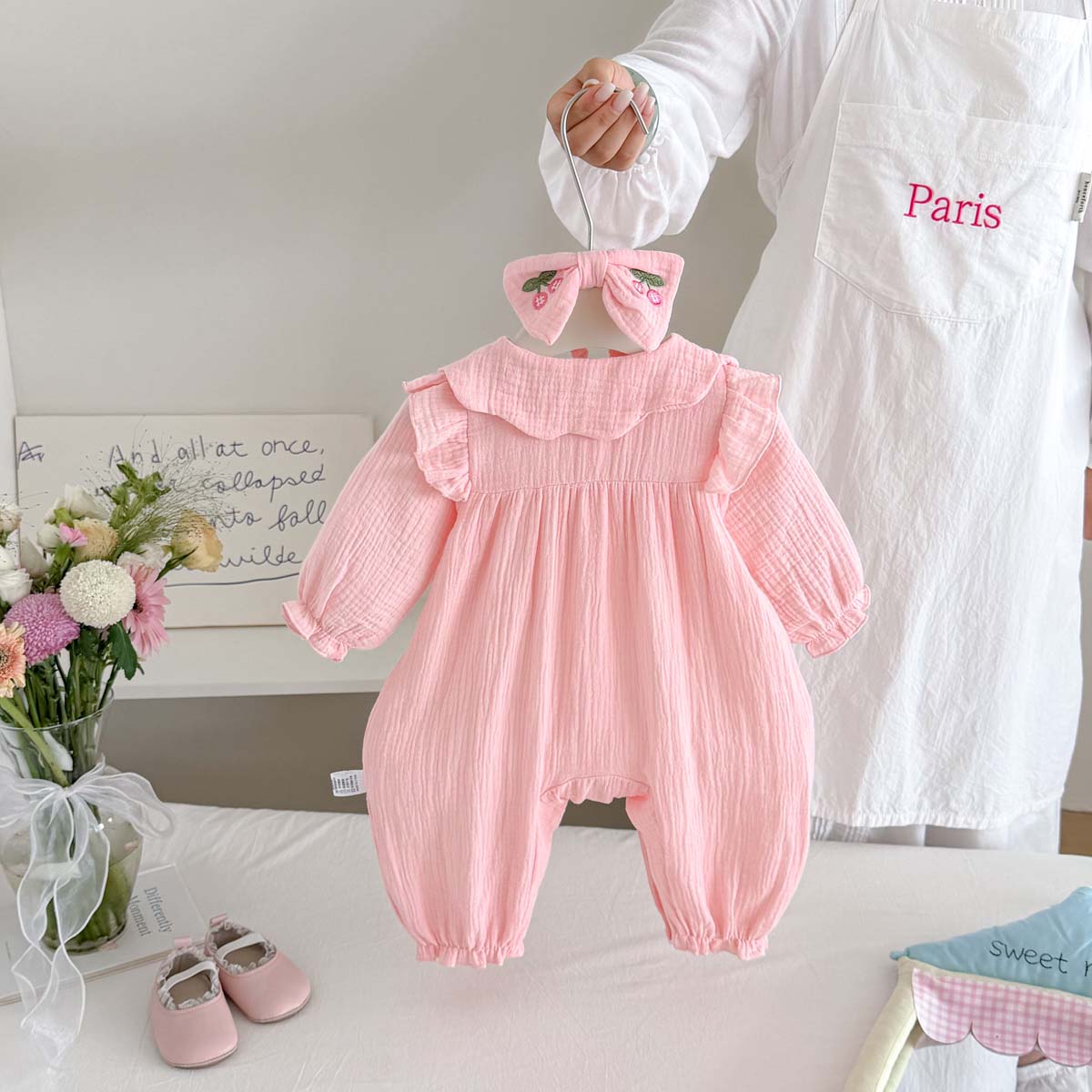 Neugeborene Baby Mädchen Frühl – Baby Nursery Embroidery Bewertung und Preis