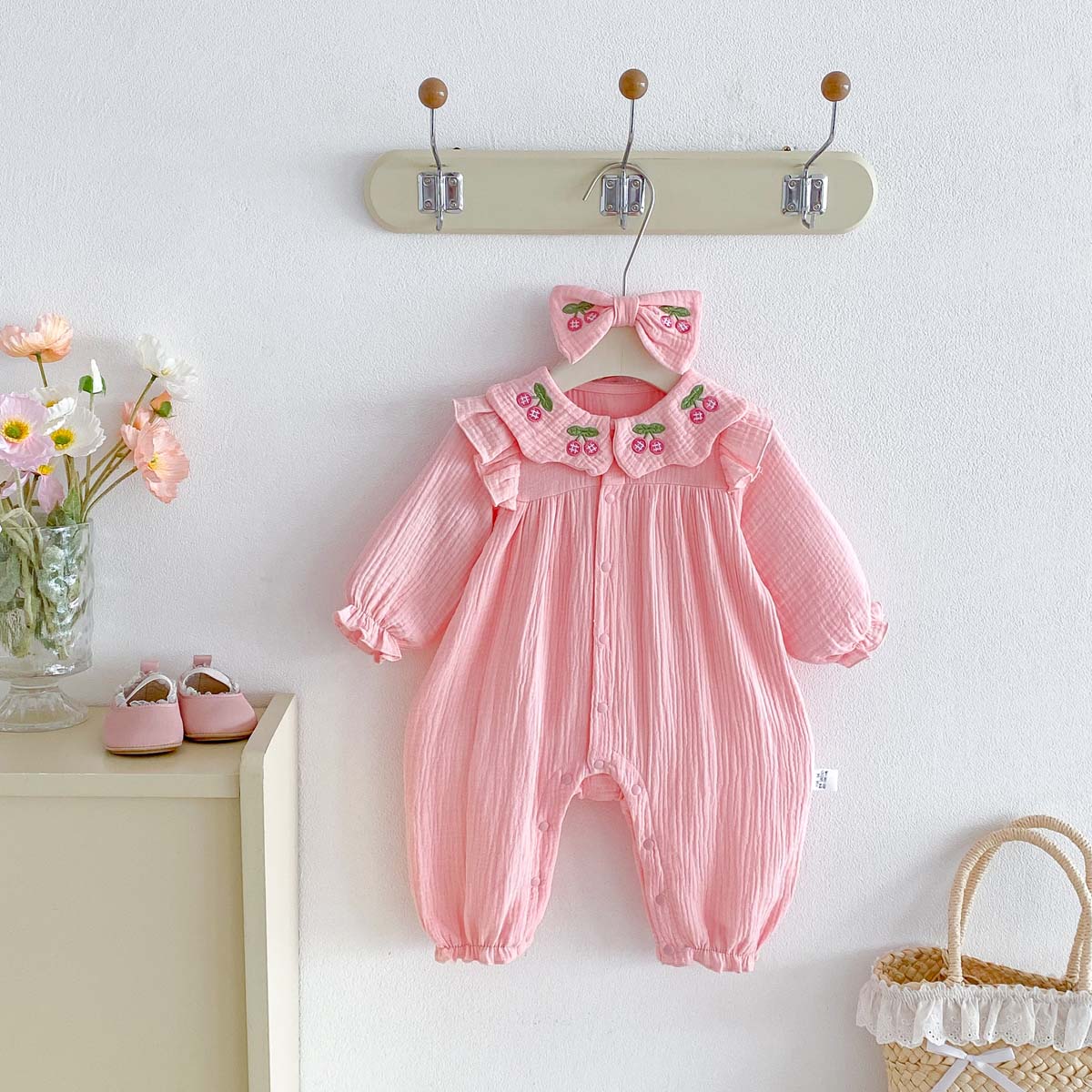 Neugeborene Baby Mädchen Frühl – Baby Nursery Embroidery Bewertung und Preis