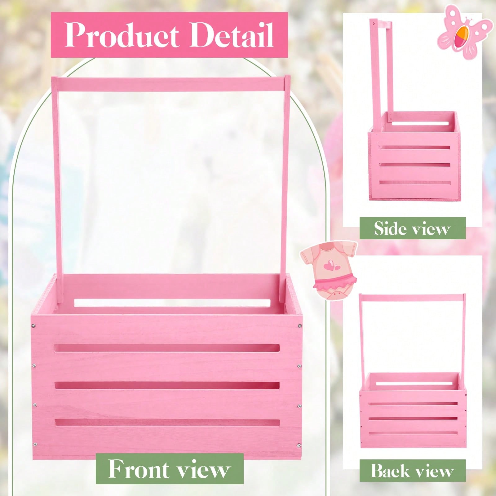 Hölzerne Baby-Shower-Kiste, ni – Baby Nursery Unit Bewertung und Preis