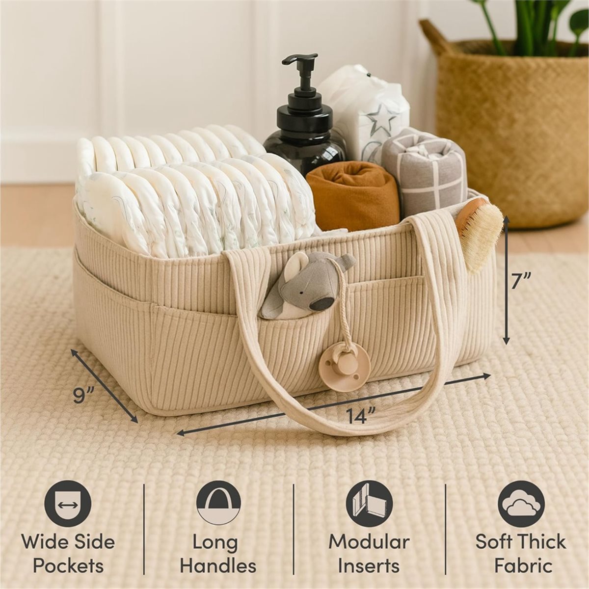 Nices Baby Windel-Organizer fü – Baby Nursery Table Bewertung und Preis