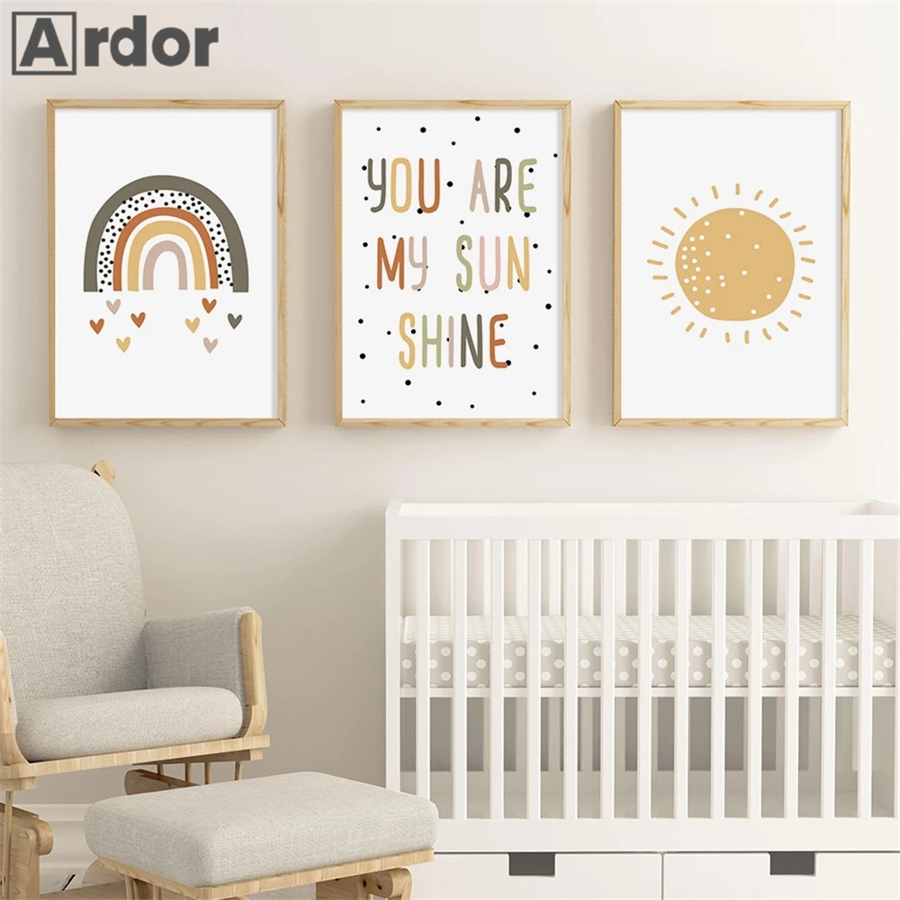 Kindergarten Wanddrucke You Ar – Baby Nursery You Are My Sunshine Bewertung und Preis