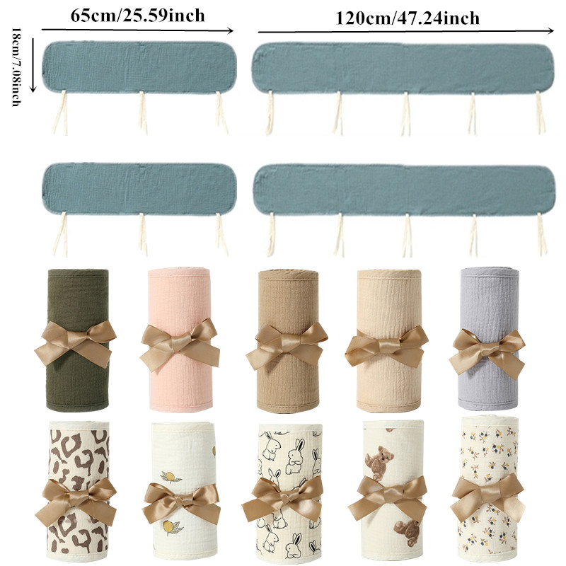 4 Stück Baumwolle Babybett Sto – Bed Rail Toddler Bewertung und Preis