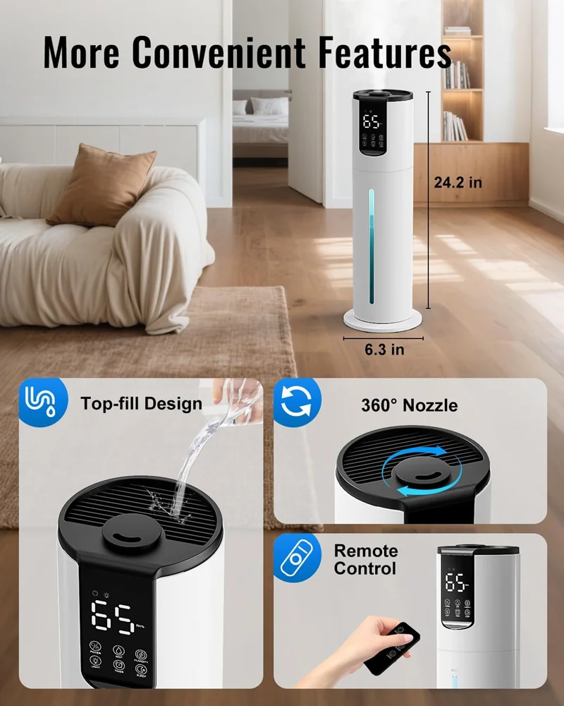 Ultra-leiser Boden-Ultraschall – Baby Nursery Humidifier Bewertung und Preis
