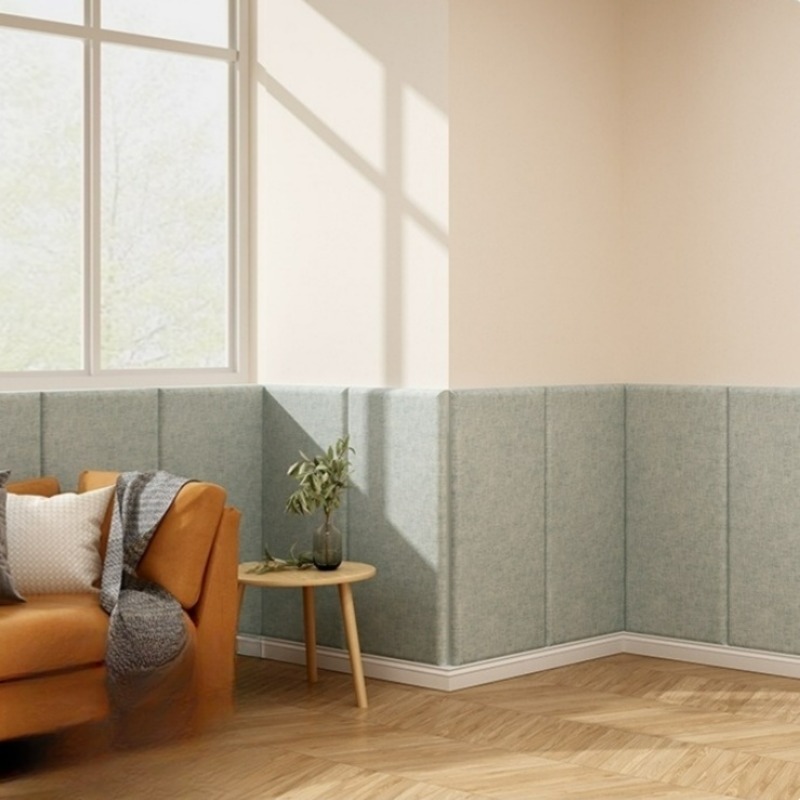 Leinenstoff 3D-Wandaufkleber G – Baby Nursery Vinyl Bewertung und Preis