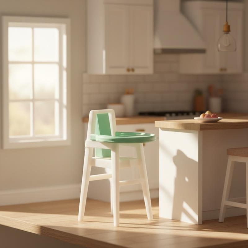 Miniatur-Puppenhaus im Maßstab – Baby Nursery Chair Bewertung und Preis