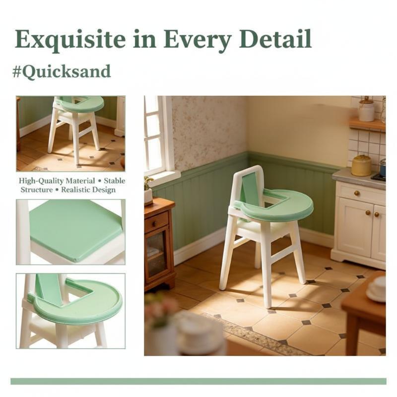 Miniatur-Puppenhaus im Maßstab – Baby Nursery Chair Bewertung und Preis