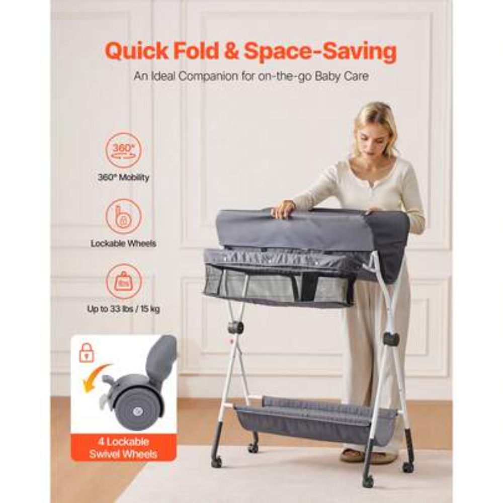 Klappbarer Baby-Wickeltisch mi – Baby Nursery Shelves Bewertung und Preis