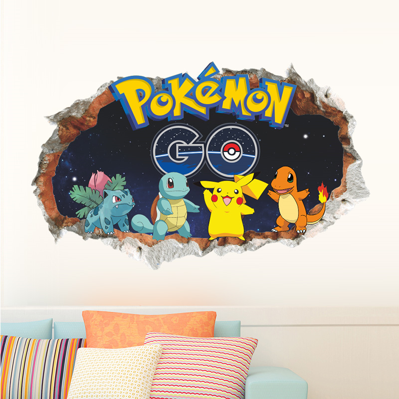Cartoon Pokémon Pikachu Wanda  – Baby Nursery Wall Decals Bewertung und Preis