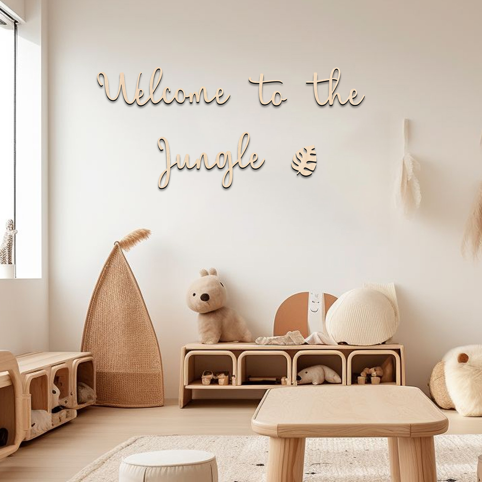 Willkommen im Dschungel-Holzsc – Baby Nursery Jungle Animals Bewertung und Preis