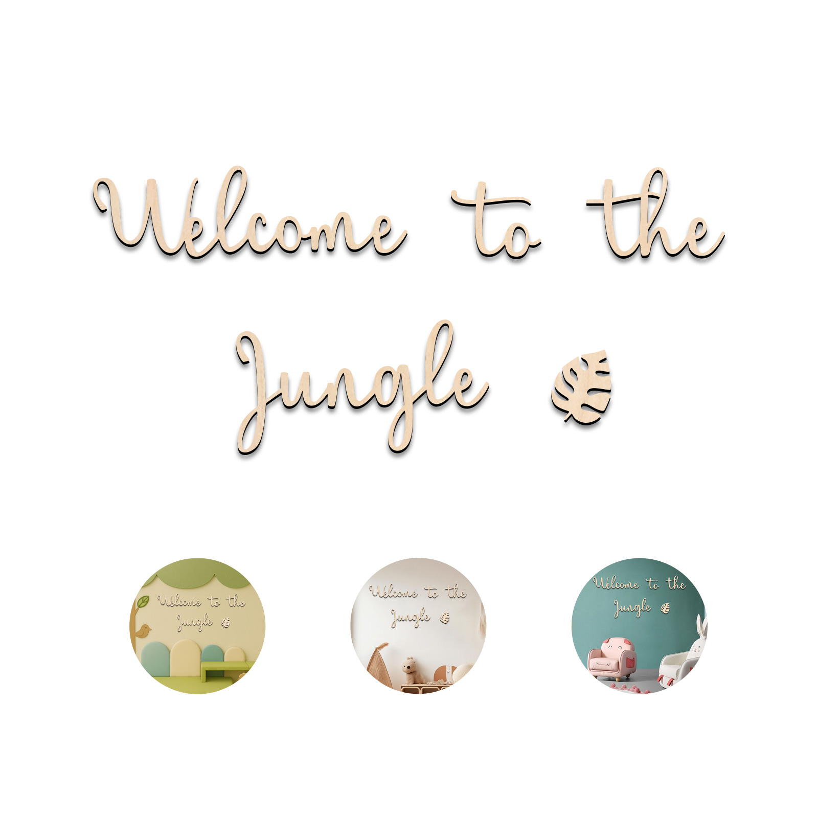 Willkommen im Dschungel-Holzsc – Baby Nursery Jungle Animals Bewertung und Preis
