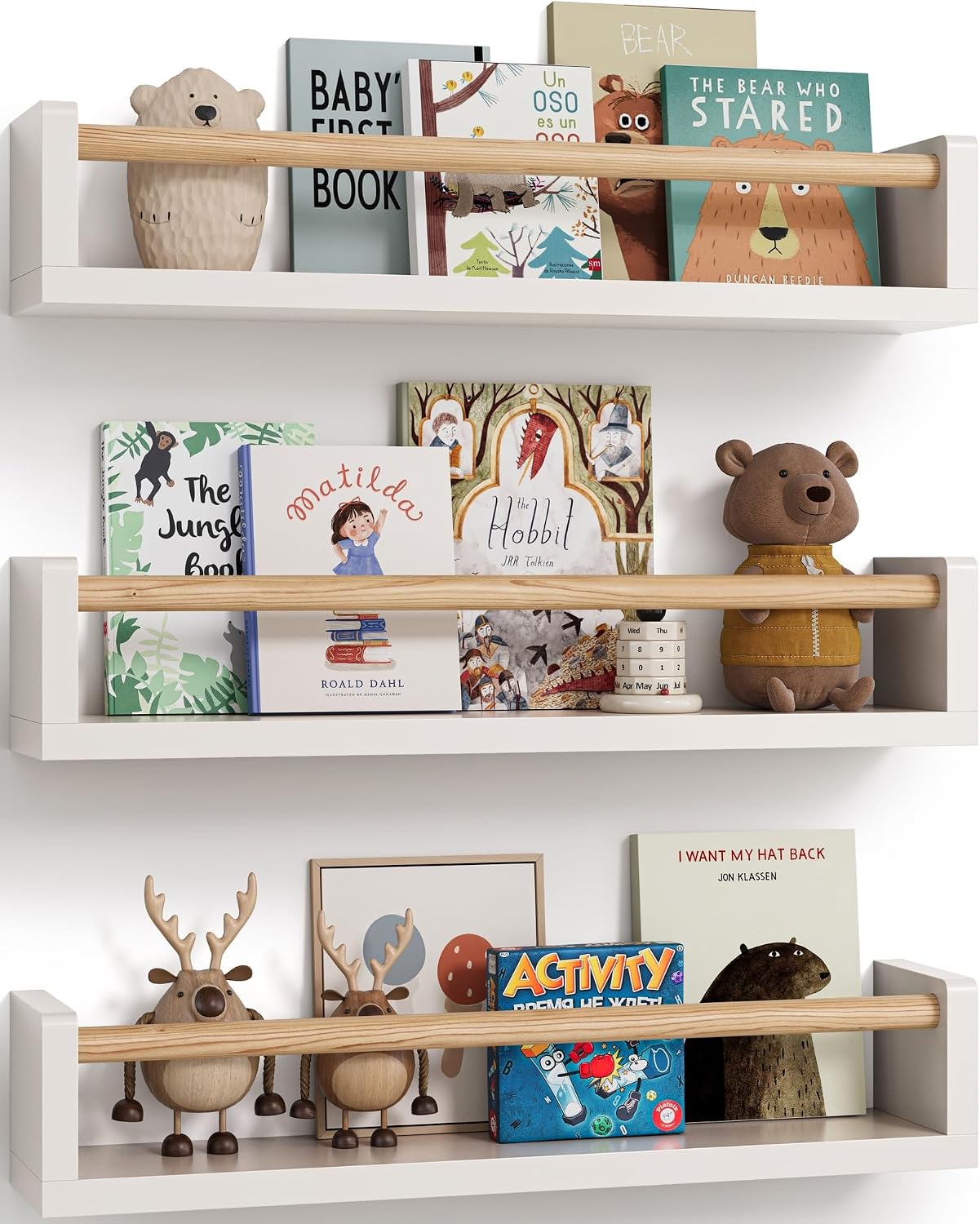 Set aus 3 schwebenden Bücherre – Baby Nursery Bookshelf Bewertung und Preis