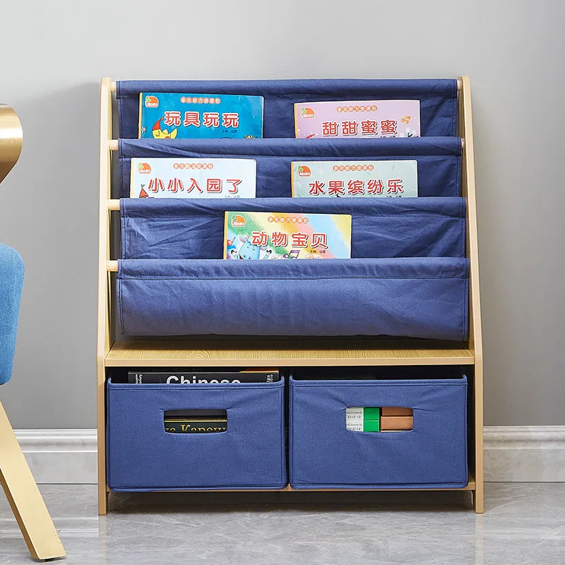 Kinder-Bücherregal aus Leinen, – Baby Nursery Unit Bewertung und Preis