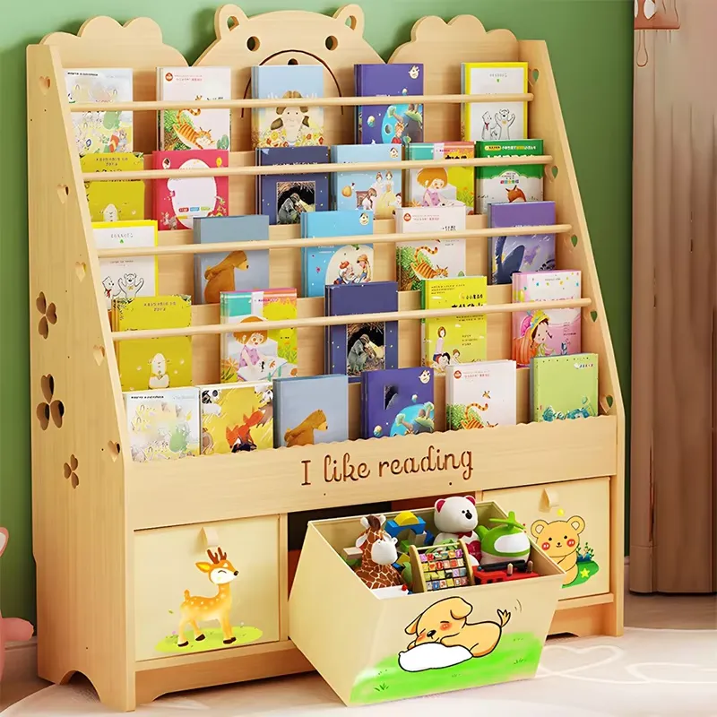 Holzregal für Kinderzimmer, Sp – Baby Nursery Bookshelf Bewertung und Preis