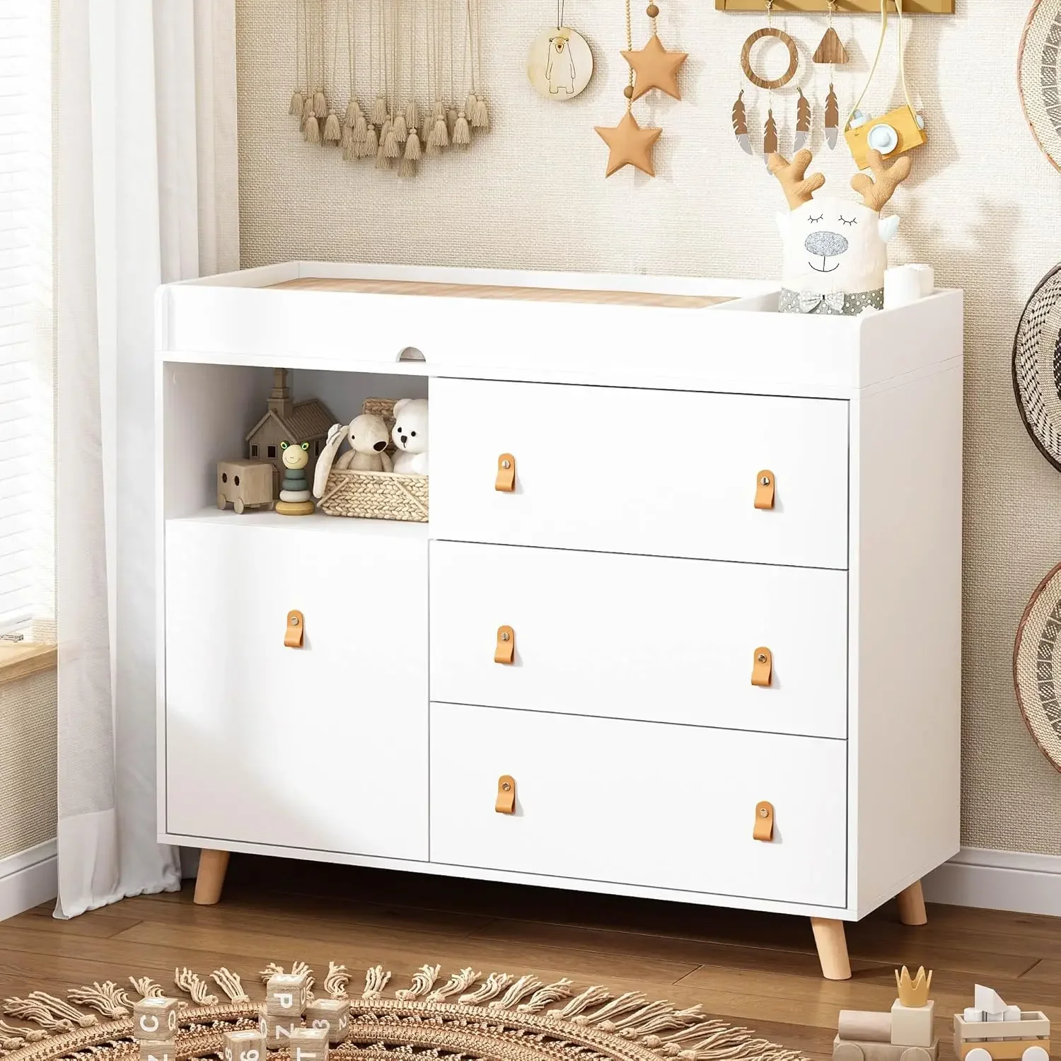Baby-Kommode mit Wickelaufsatz – Baby Nursery Chest Of Drawers Bewertung und Preis