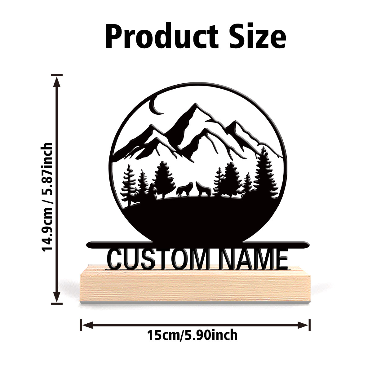 1 Stück lustiges, personalisie – Baby Nursery Mountain Theme Bewertung und Preis