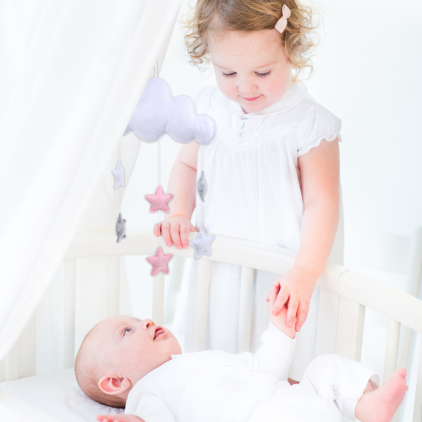 2 Stück Wolken-Regentropfen-Hä – Baby Nursery Garland Bewertung und Preis