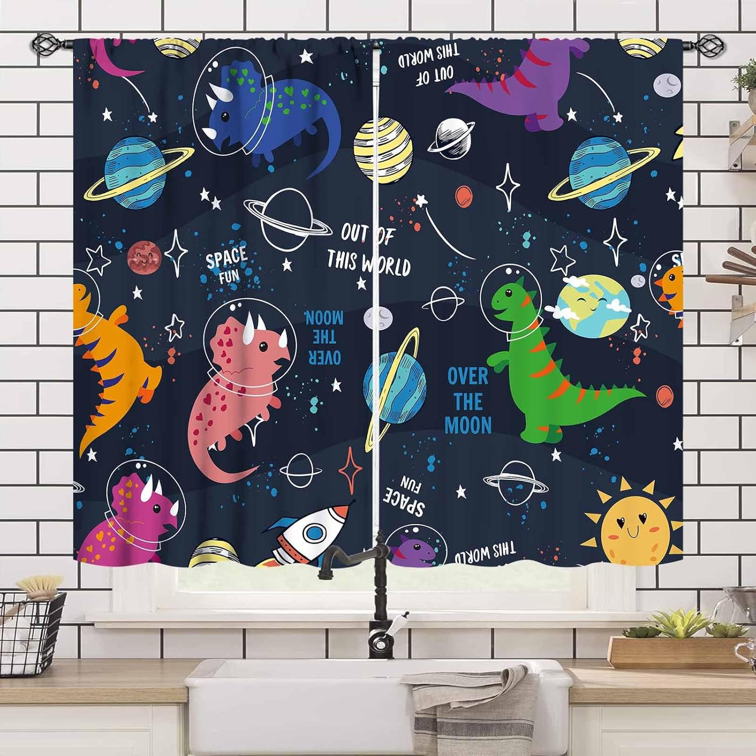 Dinosaurier-Vorhänge für Kinde – Baby Nursery Themes Boy Bewertung und Preis
