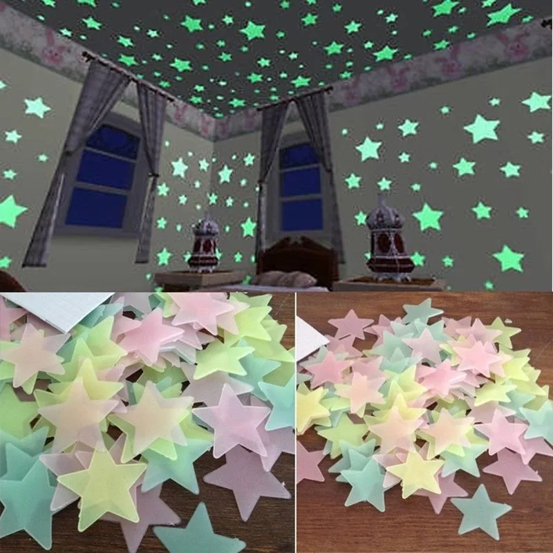 100 Stück Fluoreszierende Leuc – Baby Nursery Vinyl Bewertung und Preis